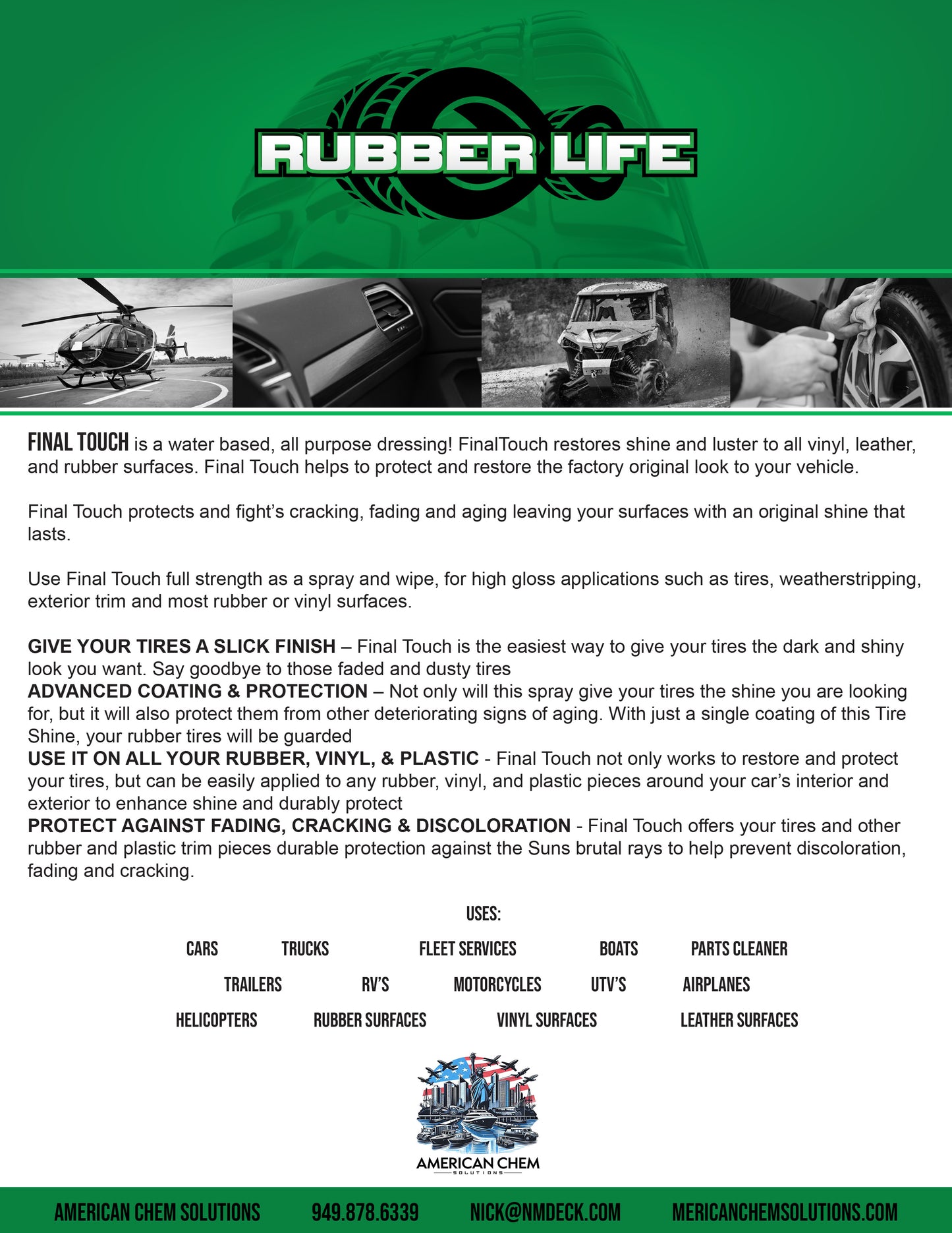 RUBBER LIFE ALL PURPOSE DRESSING